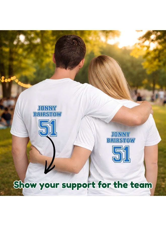 PRINTSHOP4ME England Unisex Sports Dry-Fit Jersey - Perfect for England Sports Fans - Comfortable and Stylish England Jersey for Adults - Image 2